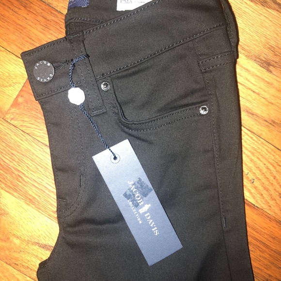π₯SALEπ₯ Jacob Davis Slim Bootcut Black Jeans - Picture 2 of 4